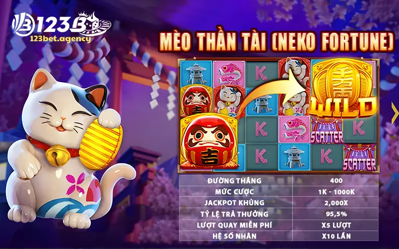 Mèo Thần Tài - Jili slot