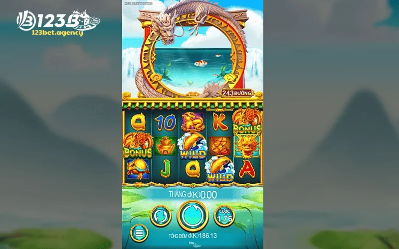 Giao diện game Cá chép vượt Long Môn